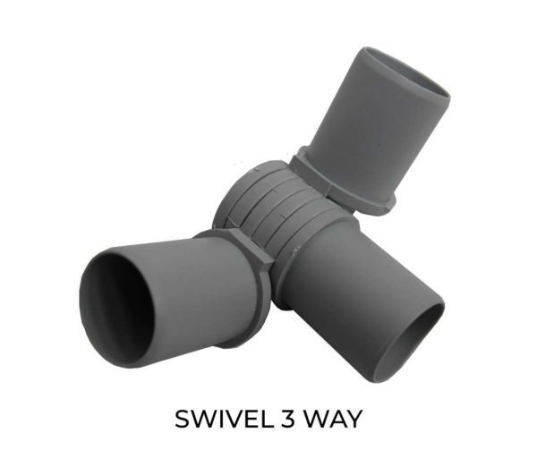 PolyConnect Fitting for DIY 32mm 3 way swivel