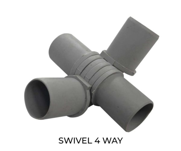 PolyConnect Fitting for DIY 4 way swivel 32mm